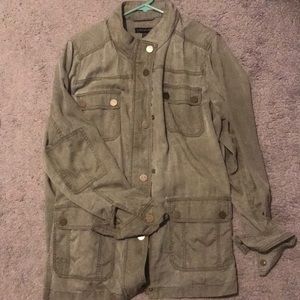 Olive green light jacket